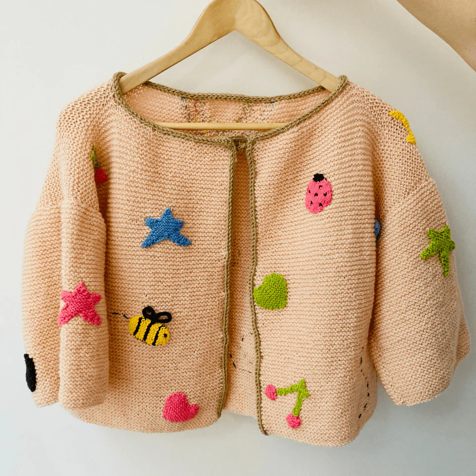 Applique Jacket - Childrenâs Cardigan