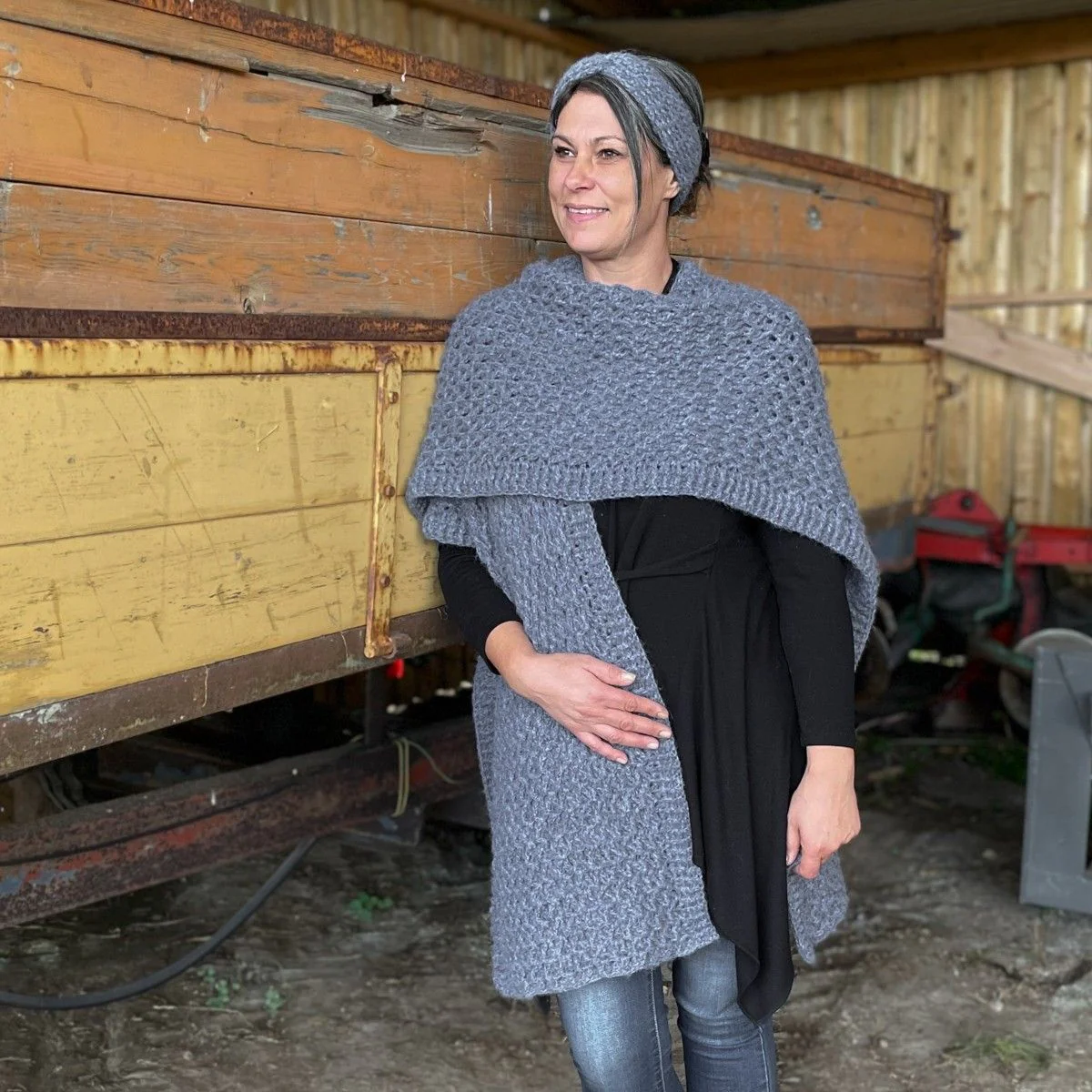 Fluffy Hygge - Ruana