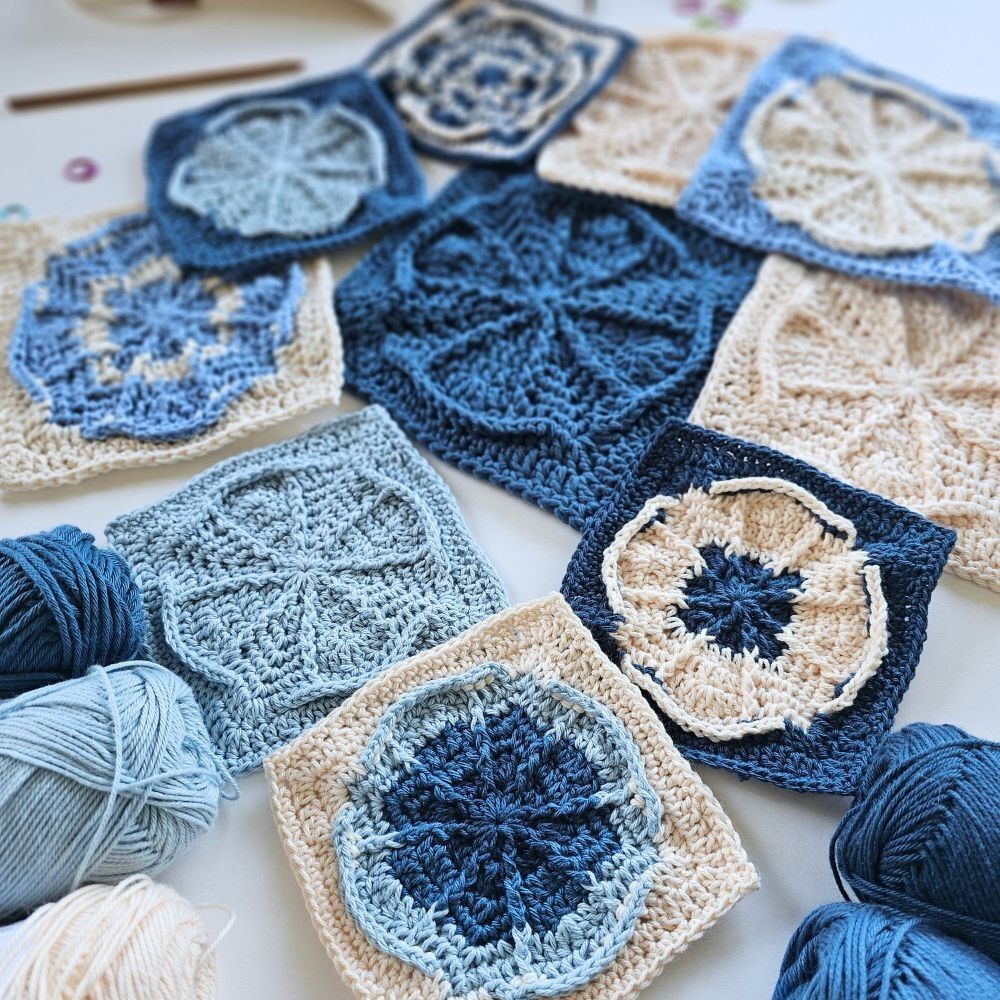 Compass Rose - West - Granny Square