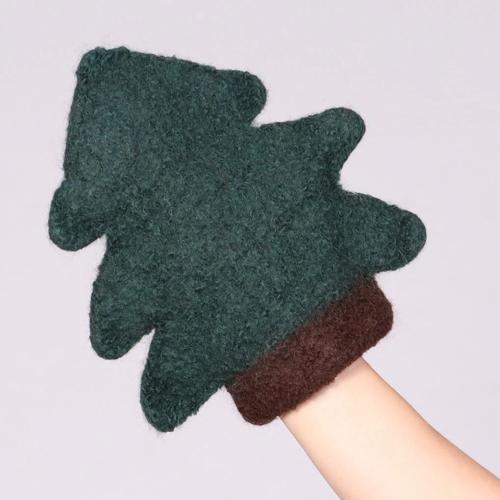 Felted Grill Mitt