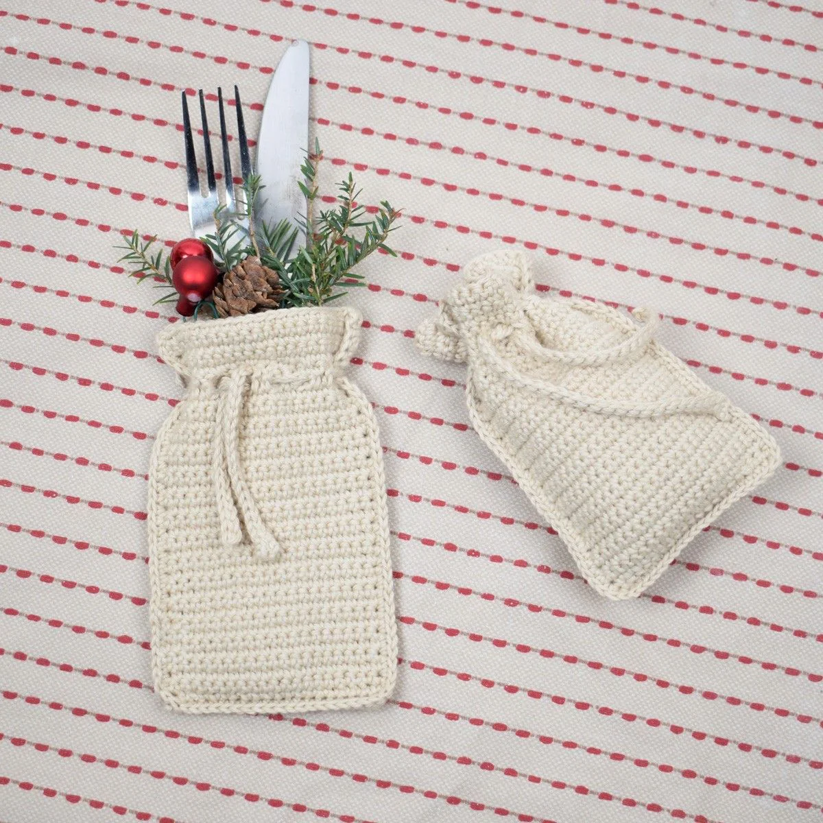 Christmas Cutlery Pouch