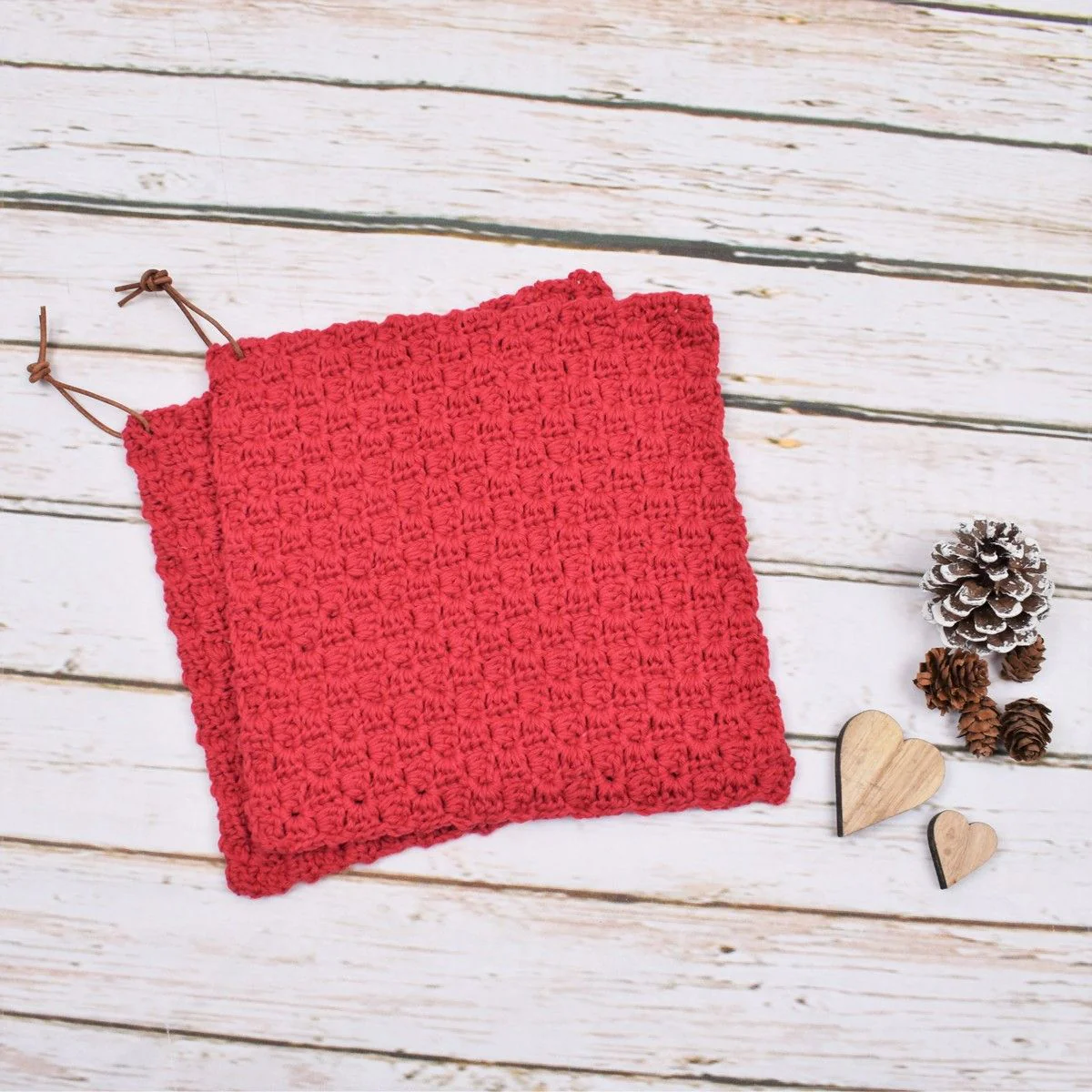 âC2Câ Christmas potholder