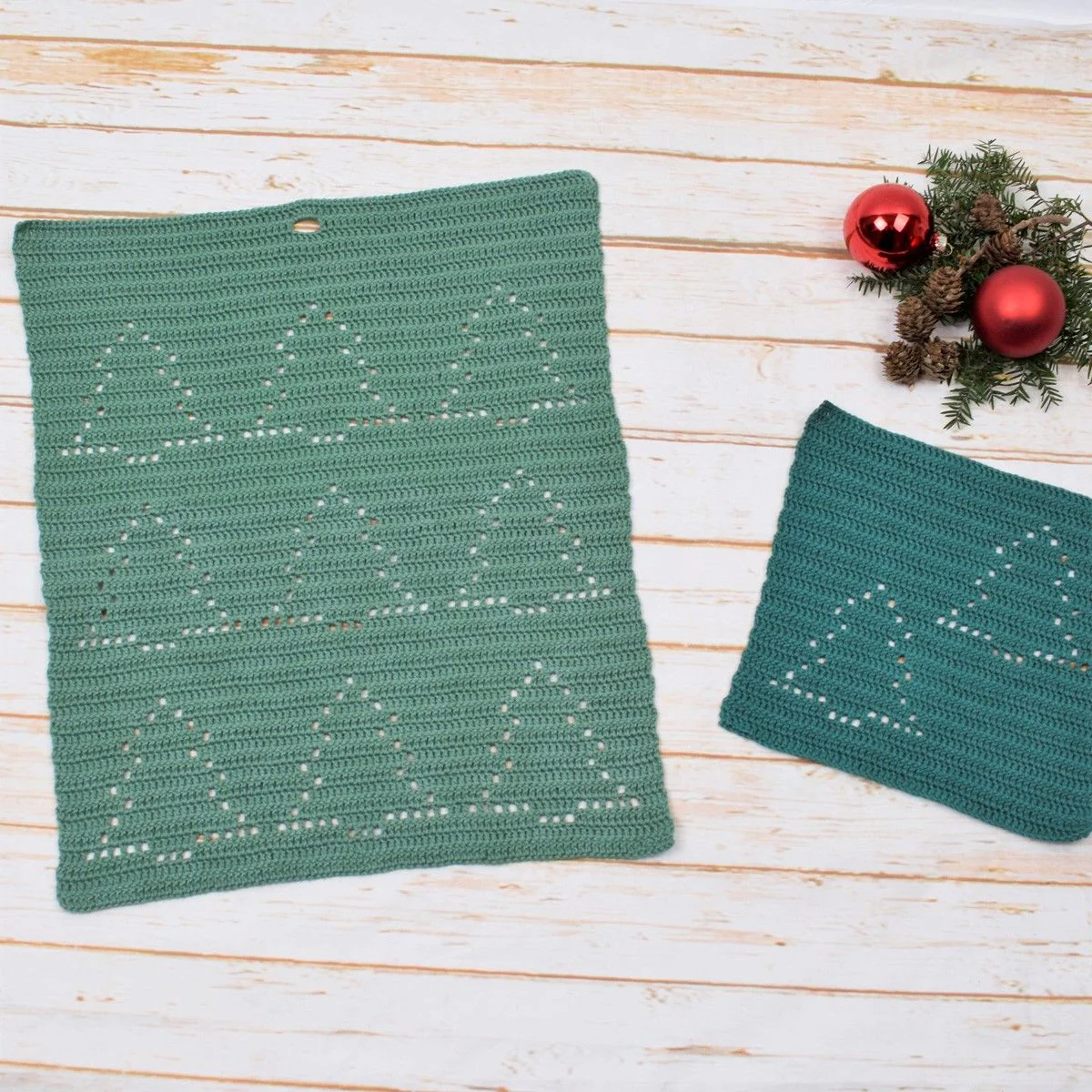 Dishcloth - Christmas tree