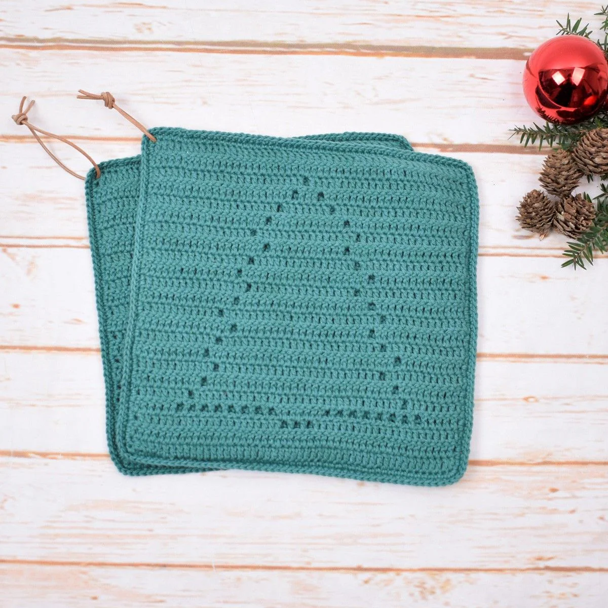 Potholders - Christmas tree