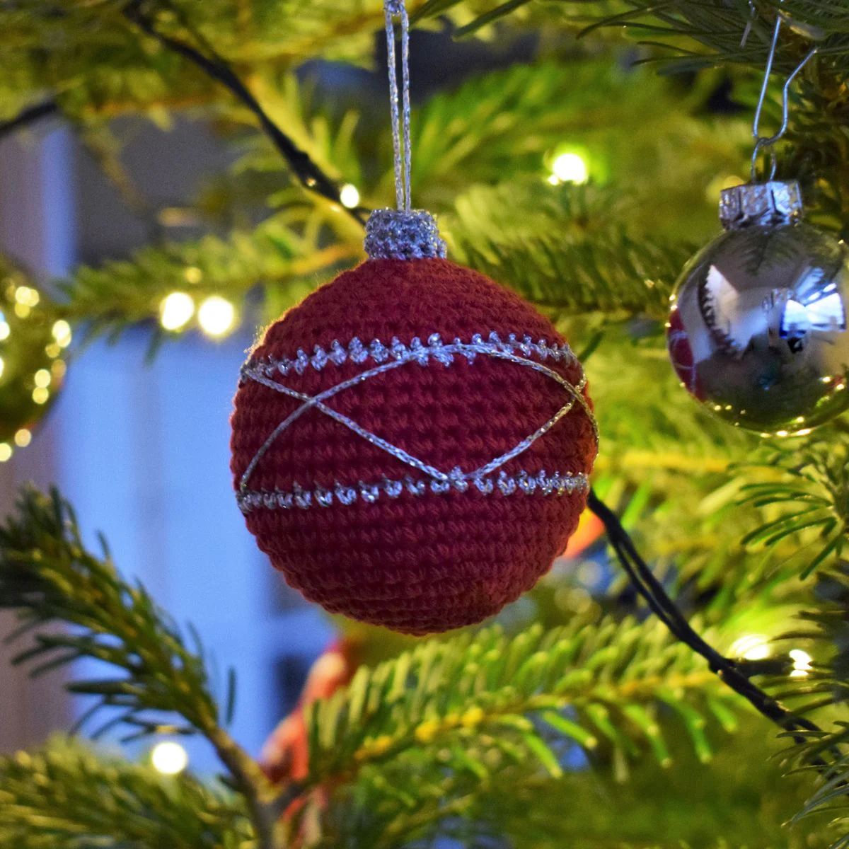 Crocheted Christmas Balls - Large