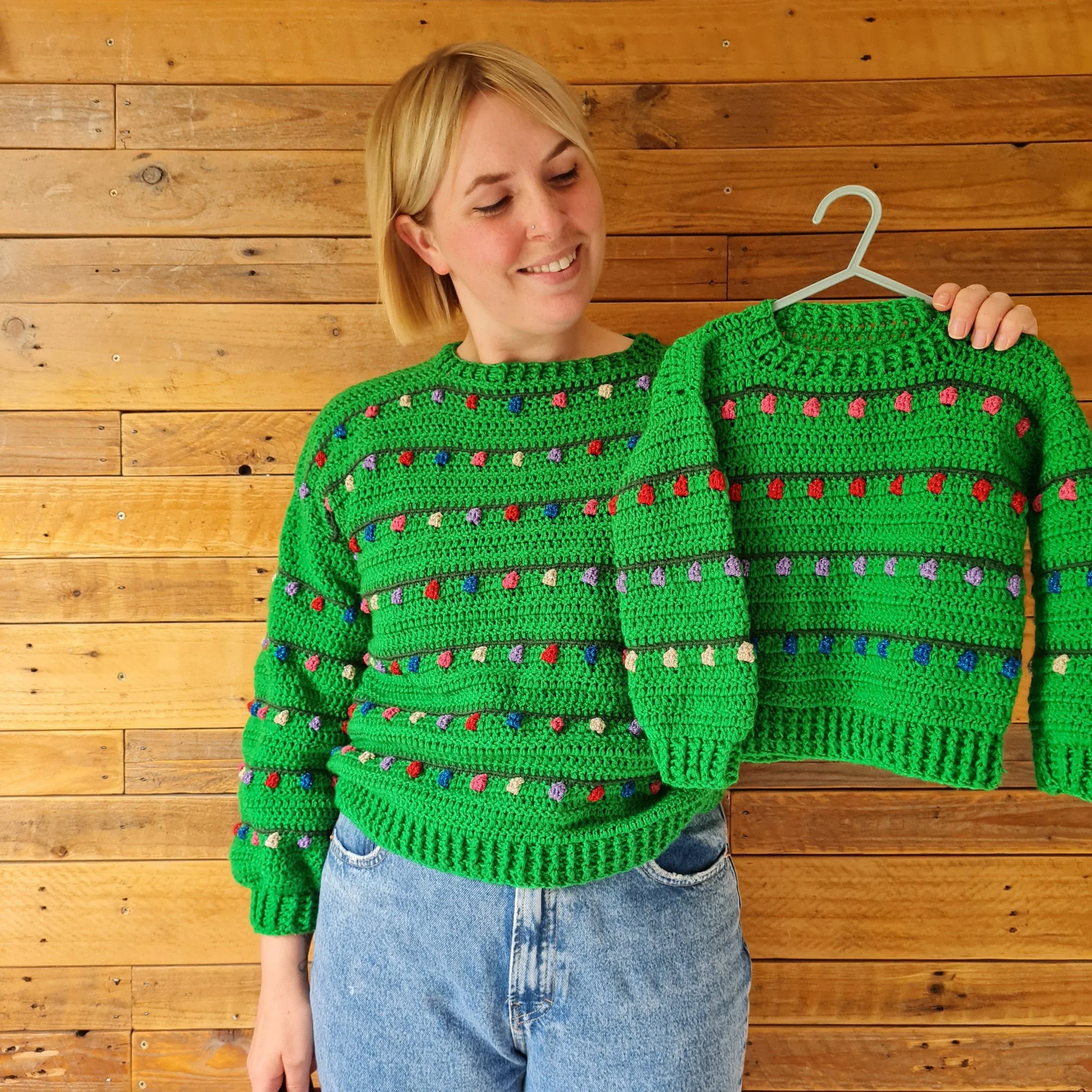 Christmas Lights - Childrenâs Sweater