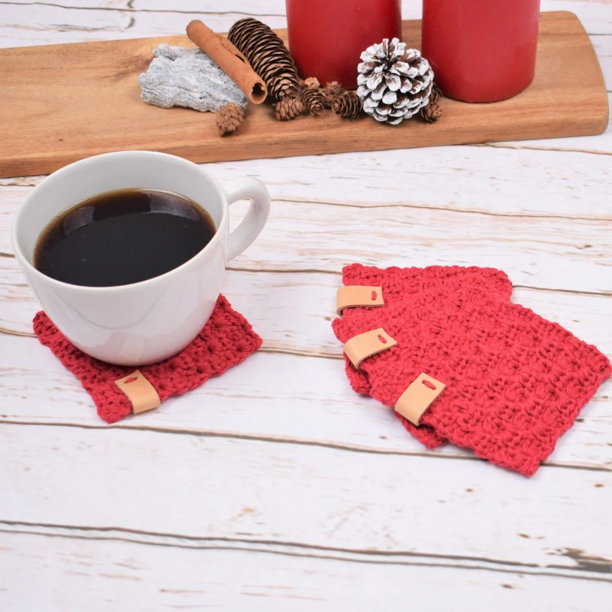 âC2Câ Christmas coasters