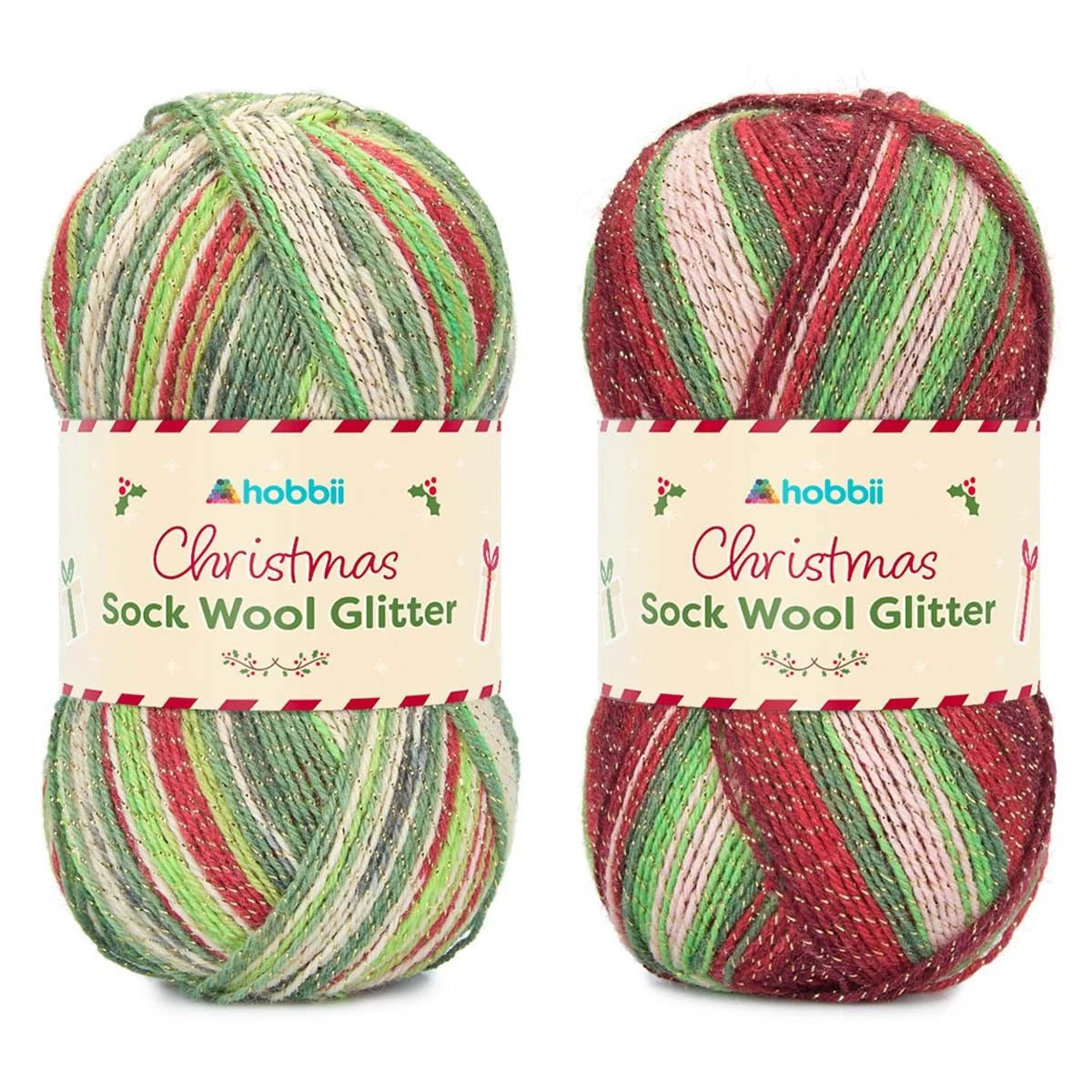 Christmas Sock Wool Glitter (Limited Edition)