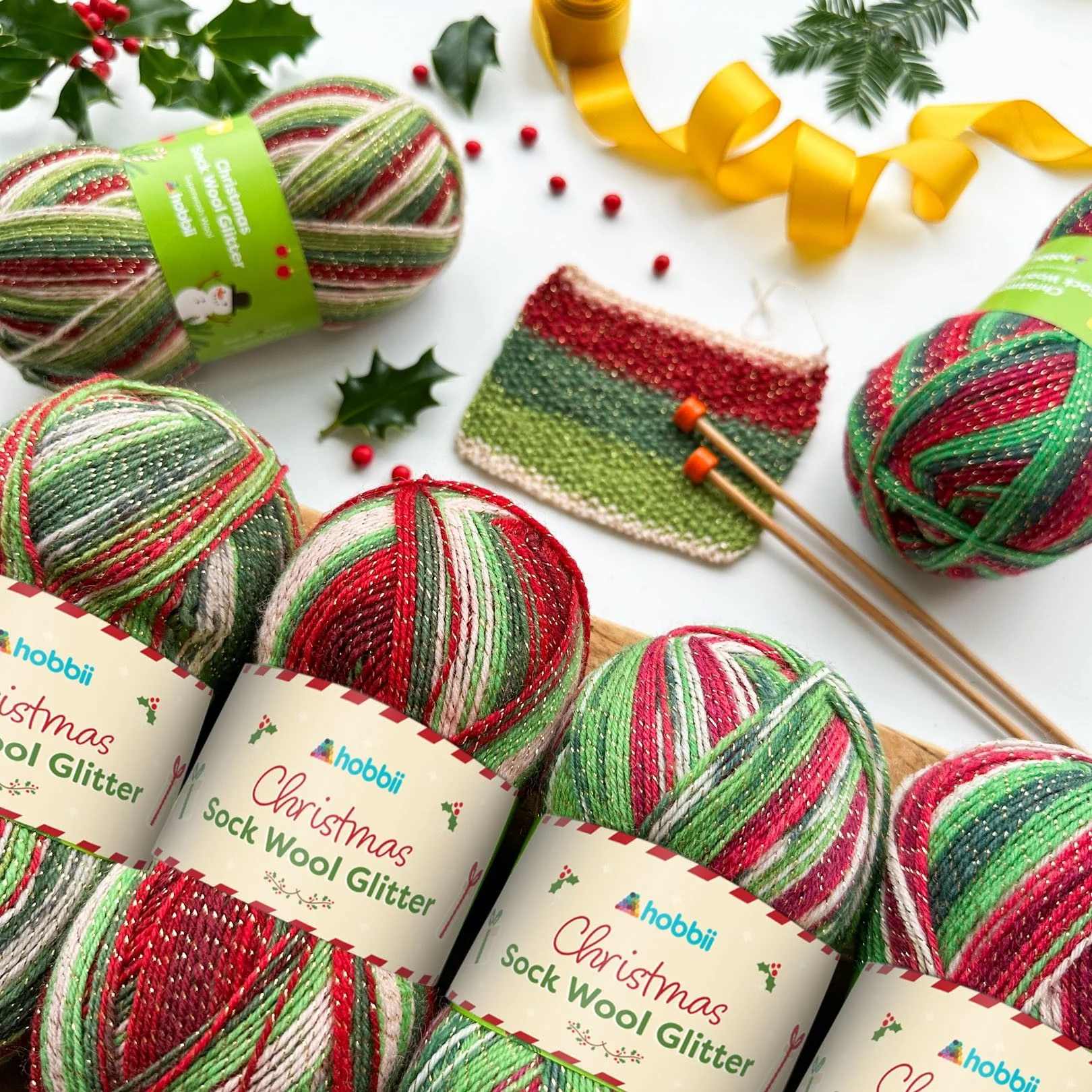Christmas Sock Wool Glitter (Limited Edition)