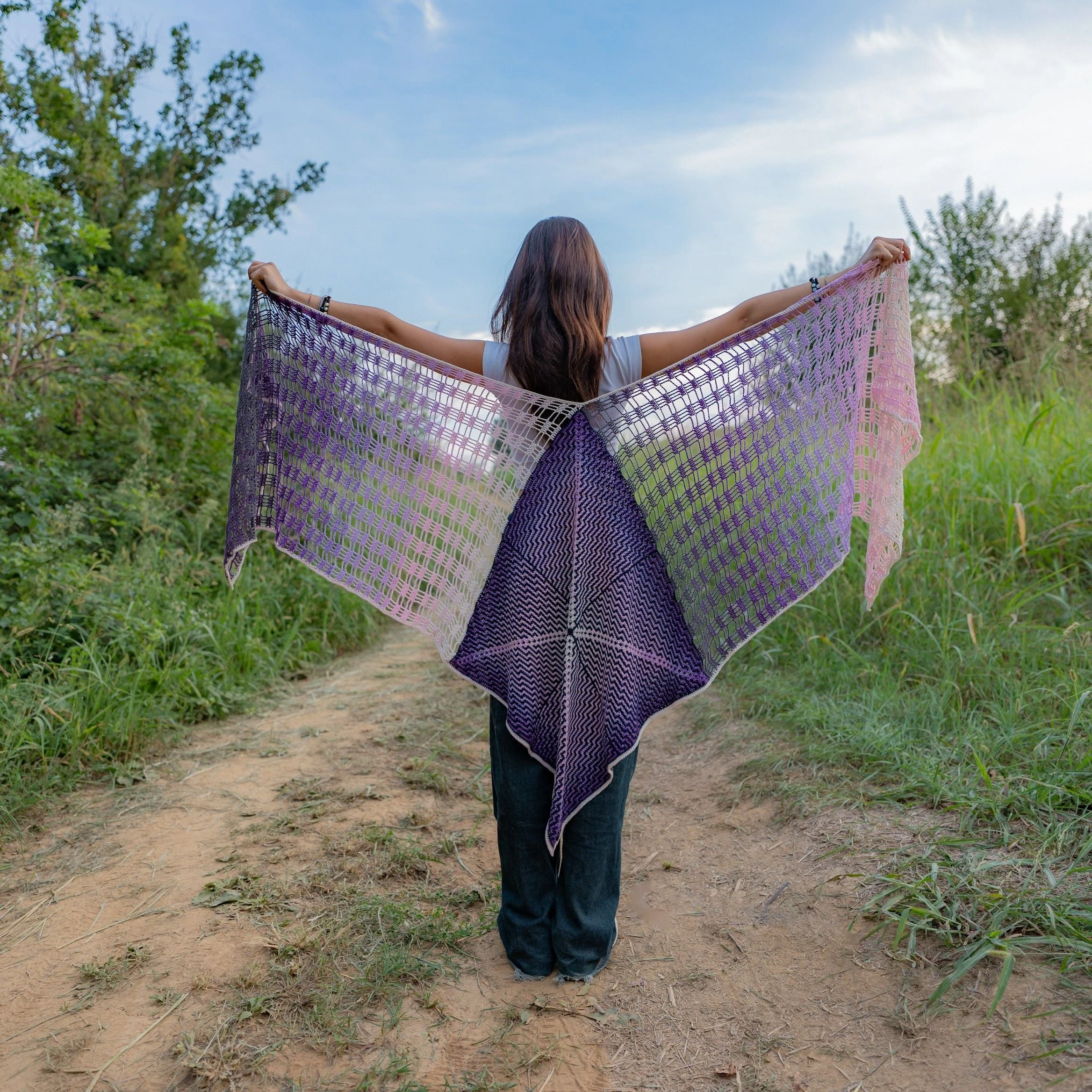 Abstract Allure - Shawl