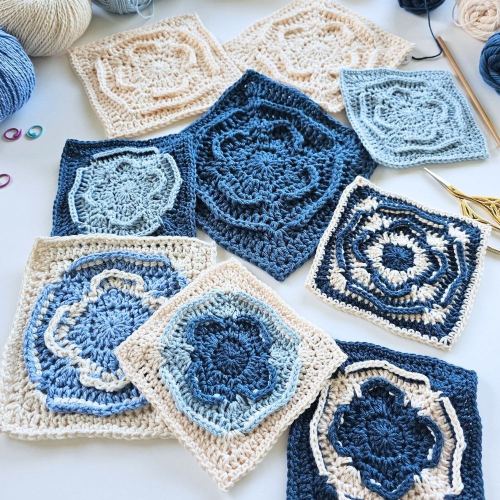 Compass Rose - South - Granny Square