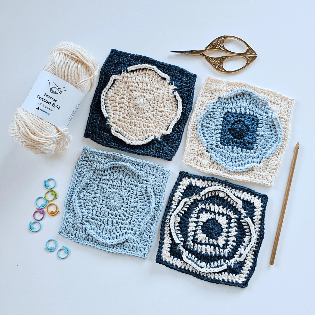 Compass Rose - North - Granny Square