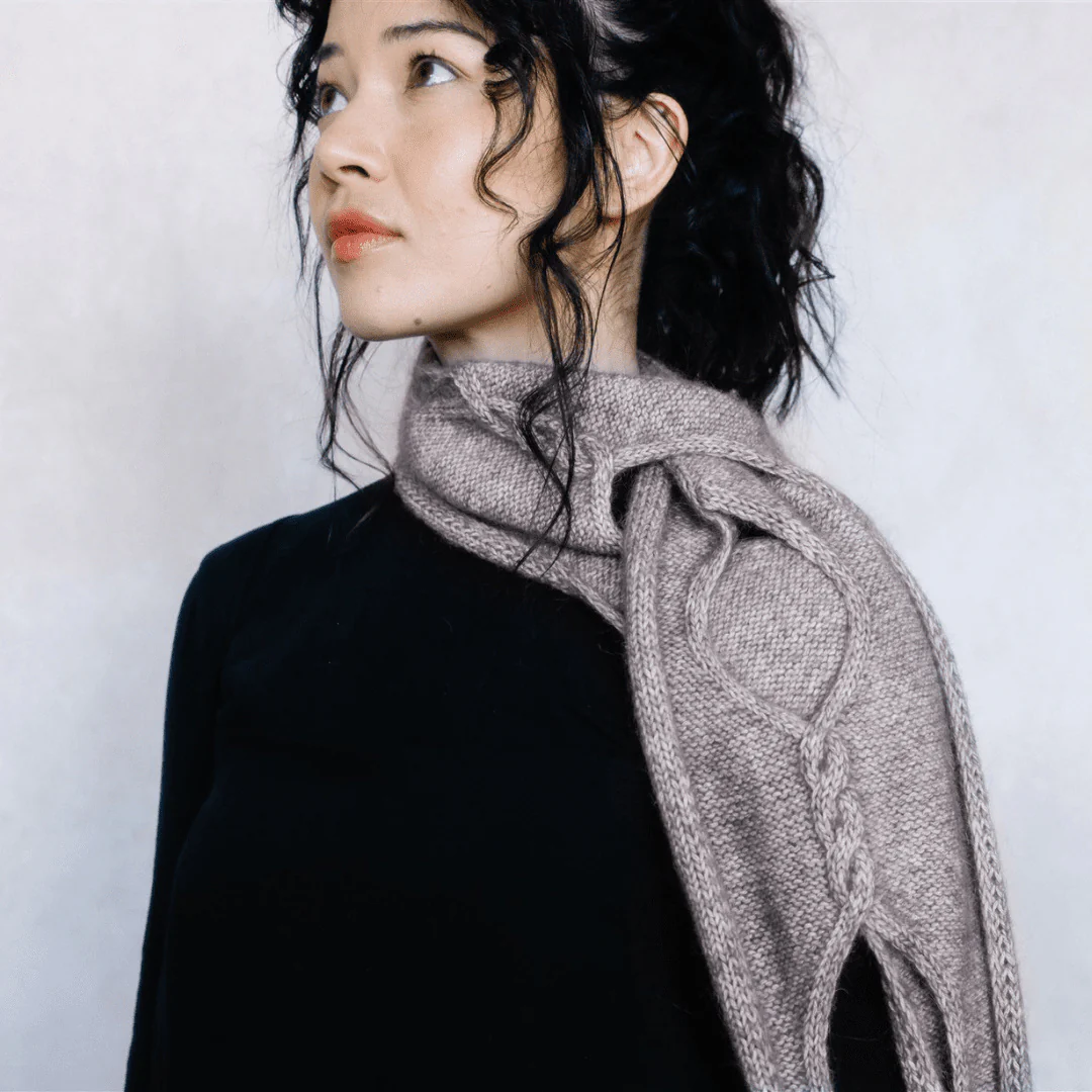 Isley - Openwork Cable Scarf