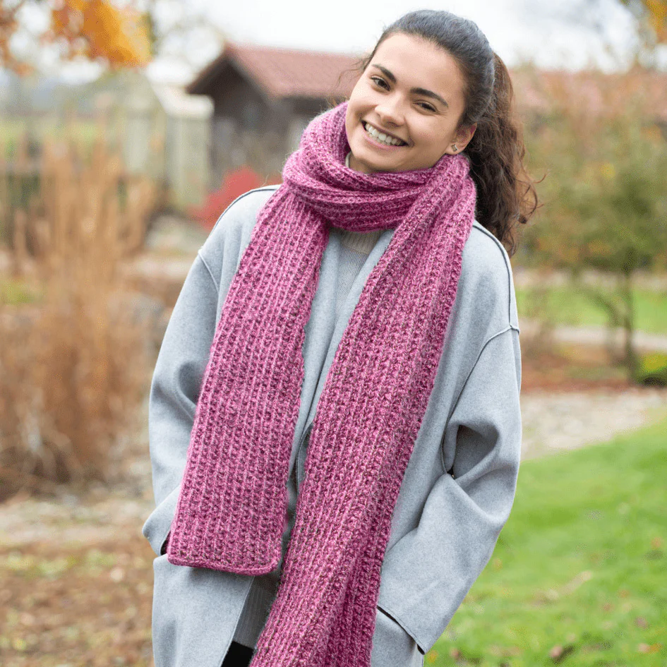 Scarf with Textured Pattern