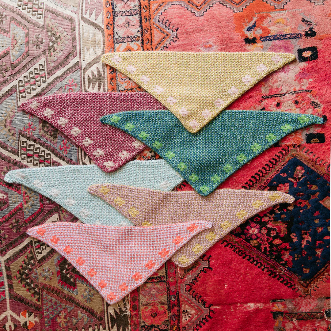 Pressed Flowers Kerchief - Mosaic Bandana