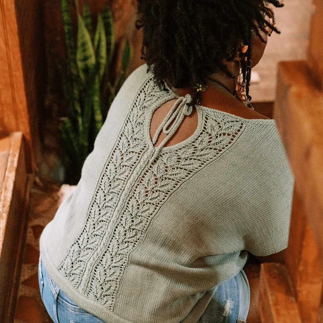 Floreale Top - Lace Back Tee