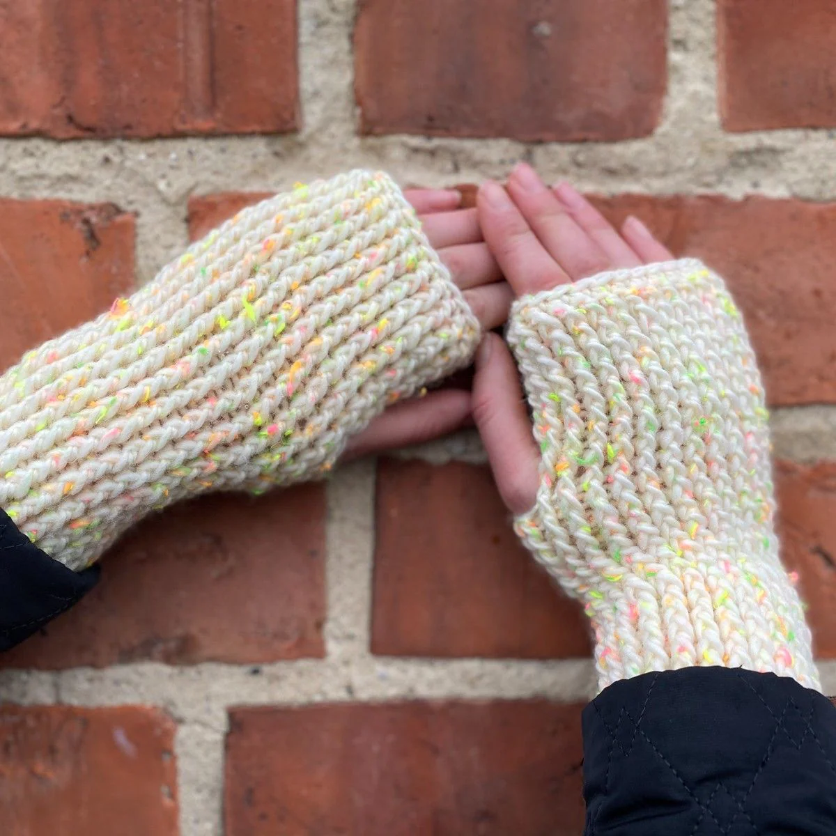 Tweed Wrist Warmers