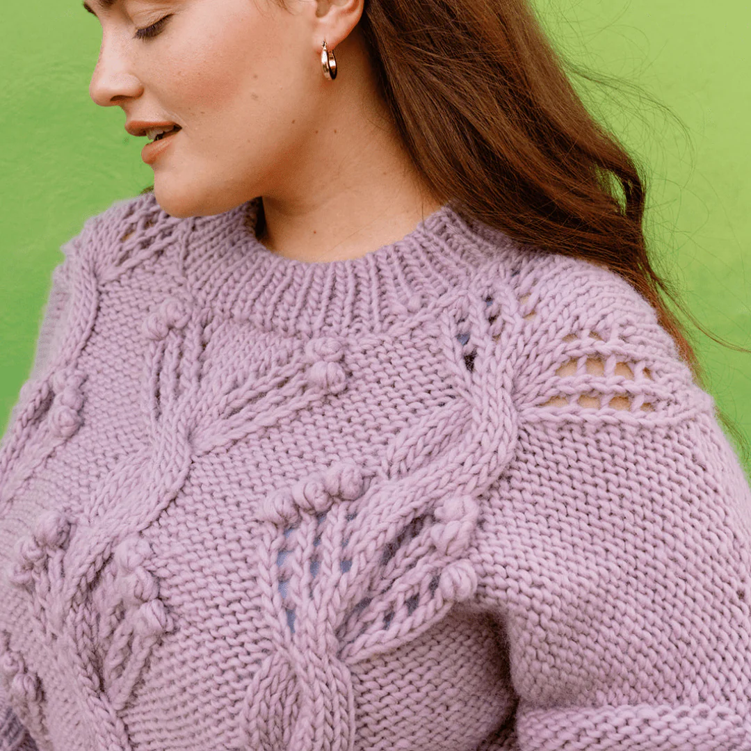 Apotheosis - Cable and Bobble Pullover