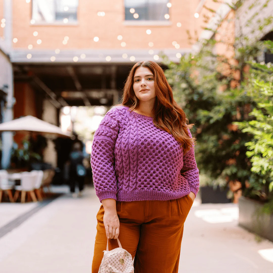 Cybil - Cabled Pullover