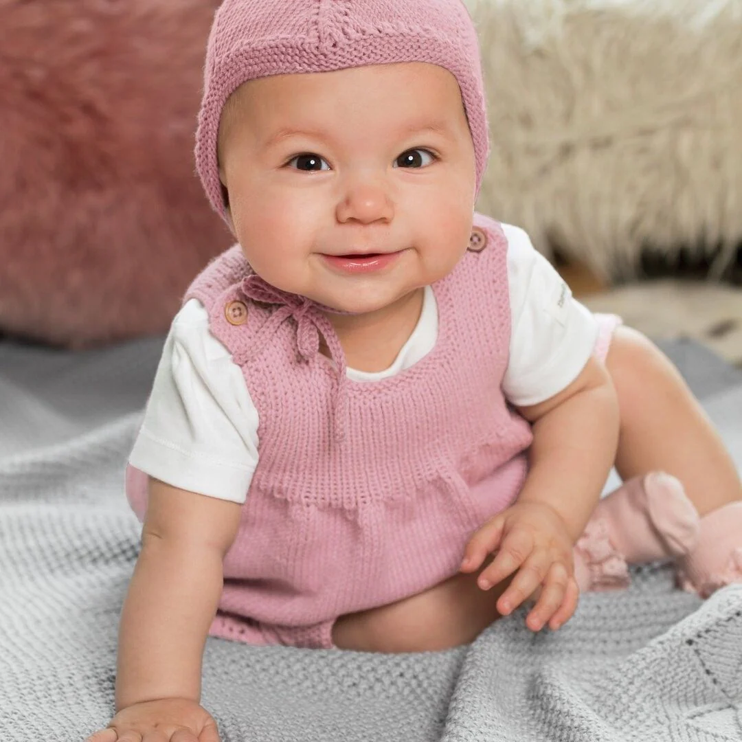 411-06B Meadowflower Dress and Beanie