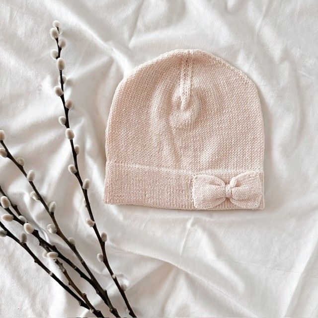 Bow - Childrenâs Beanie