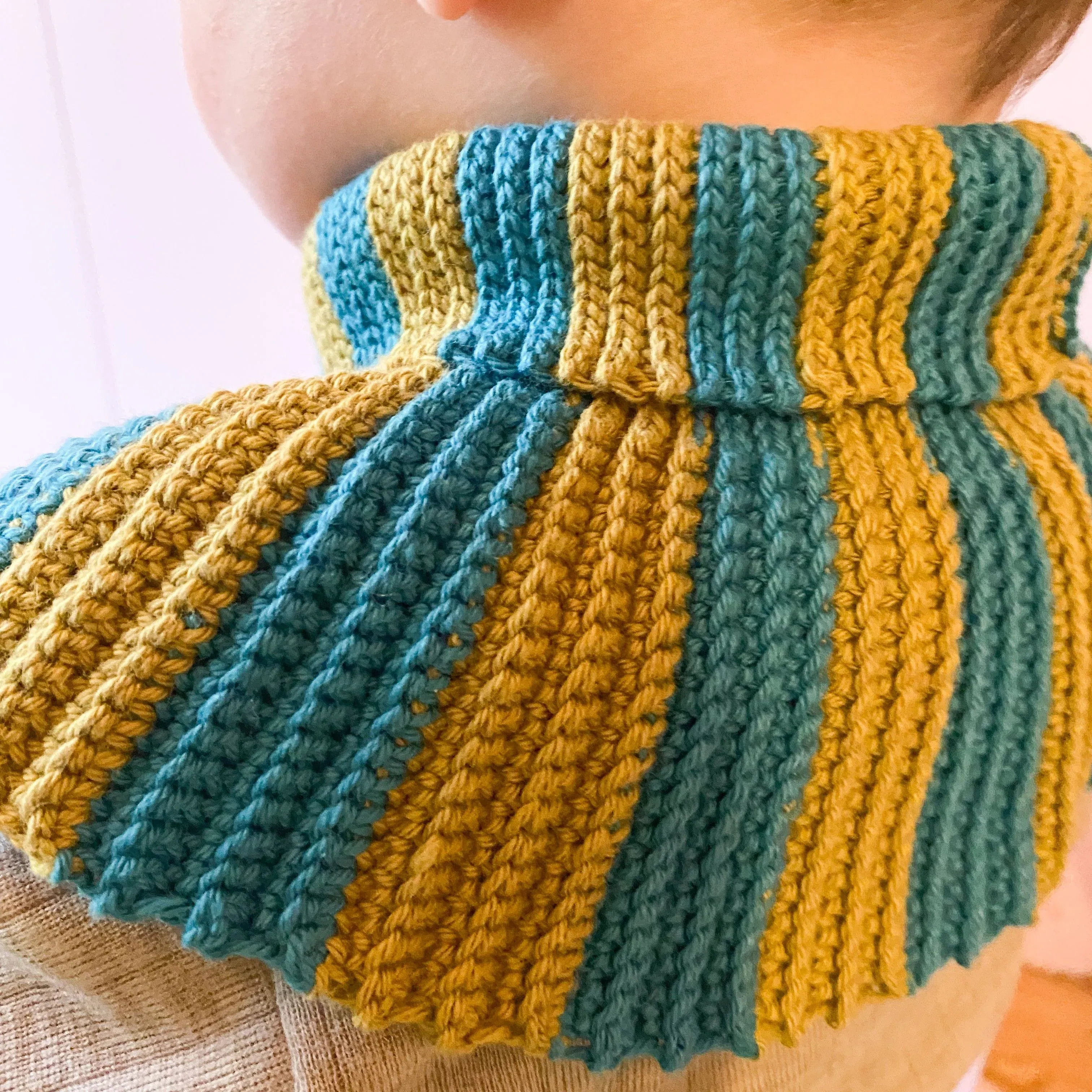 Candy Stripes - Baby Cowl