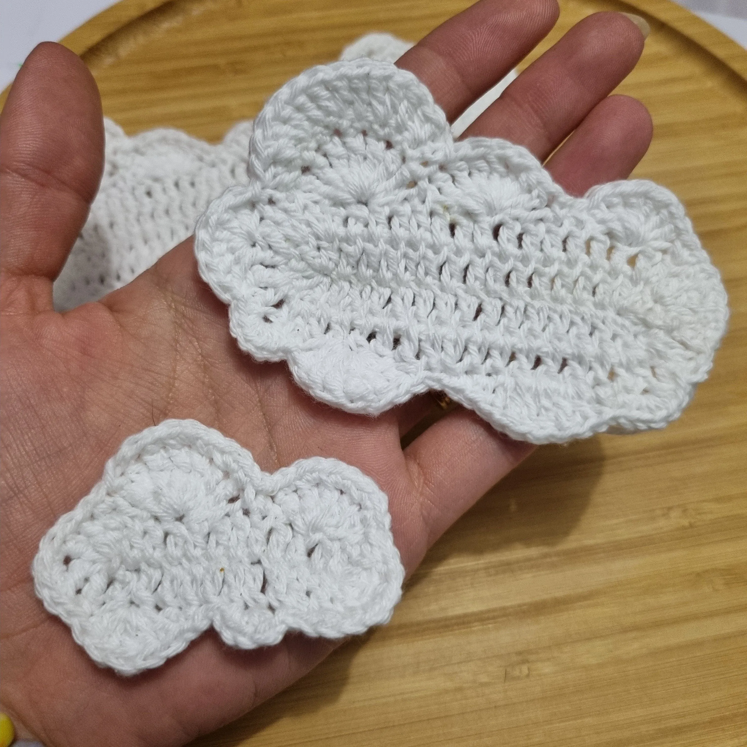 Clouds with rain drops - Applique