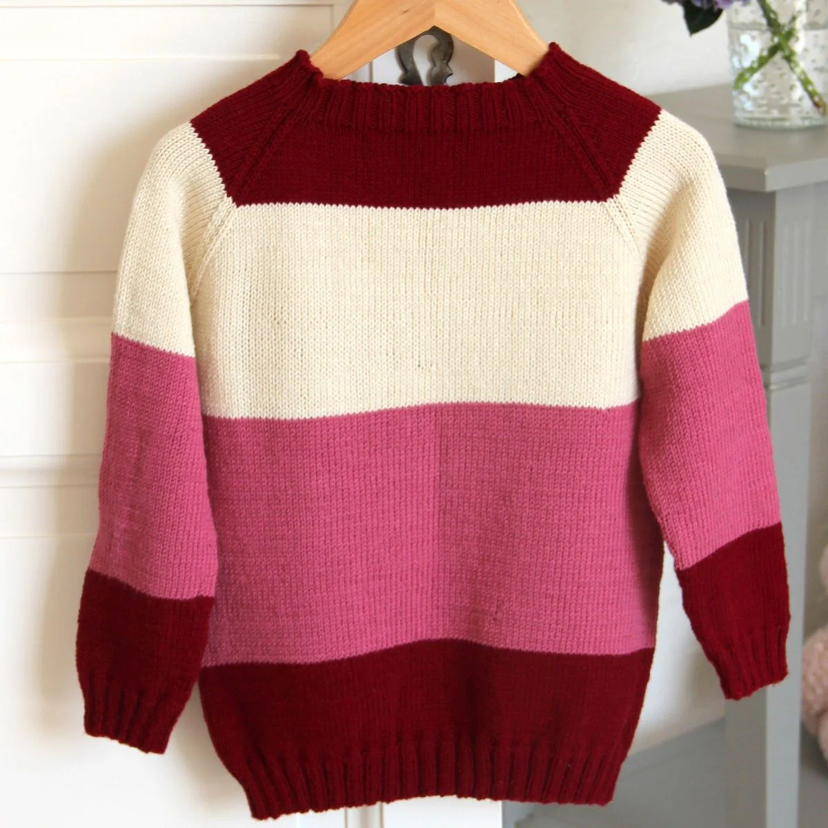 Stripe Raglan Sweater â Little Oneâs & Tweens - Girls