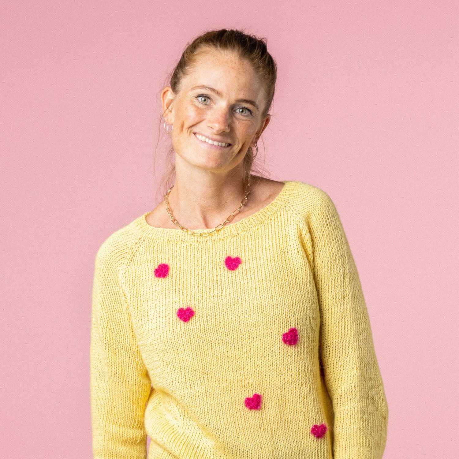 Pink Heart - Sweater - Pink Collection