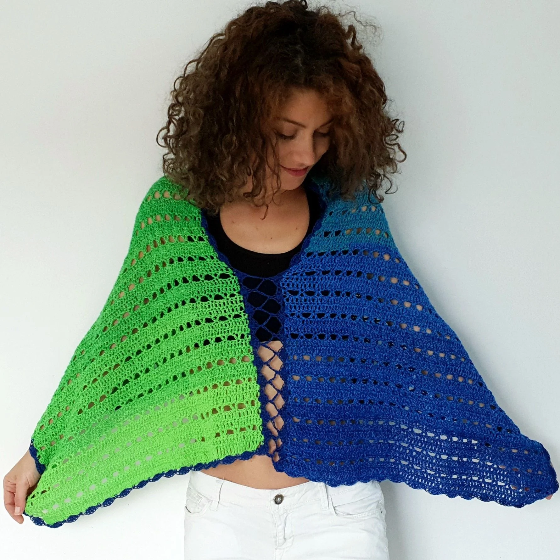 Green Sea Poncho