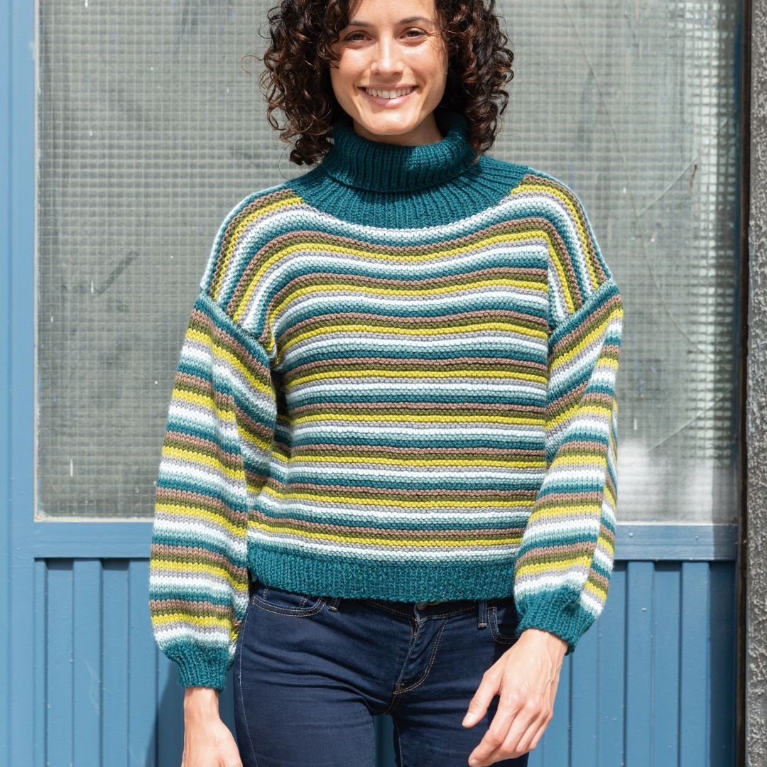 8036-436 Striped Woman's Jumper