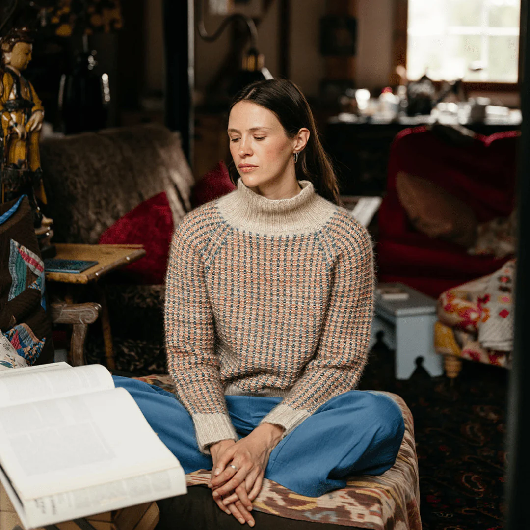 Vintage Tiles - Textured Pullover