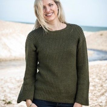 1671 â Sweater in fishermanâs rib in Mayflower Easy Care