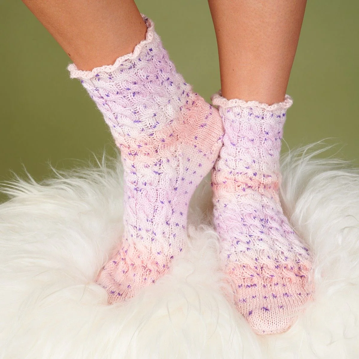 Socks with Cables