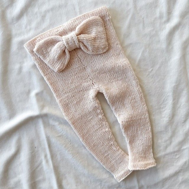 Bow - Childrenâs Tights