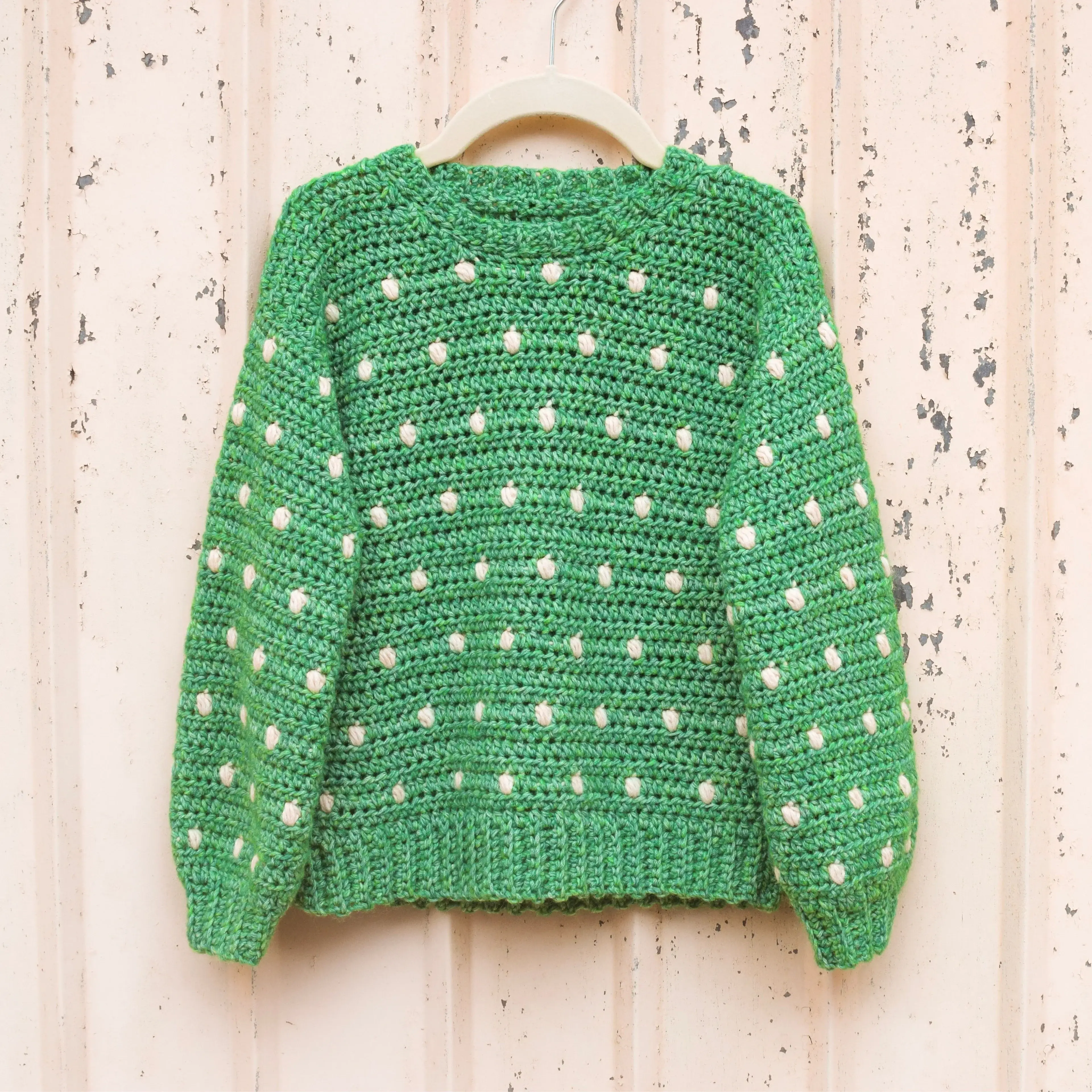 Cotton Candy Dot - Childrenâs Sweater