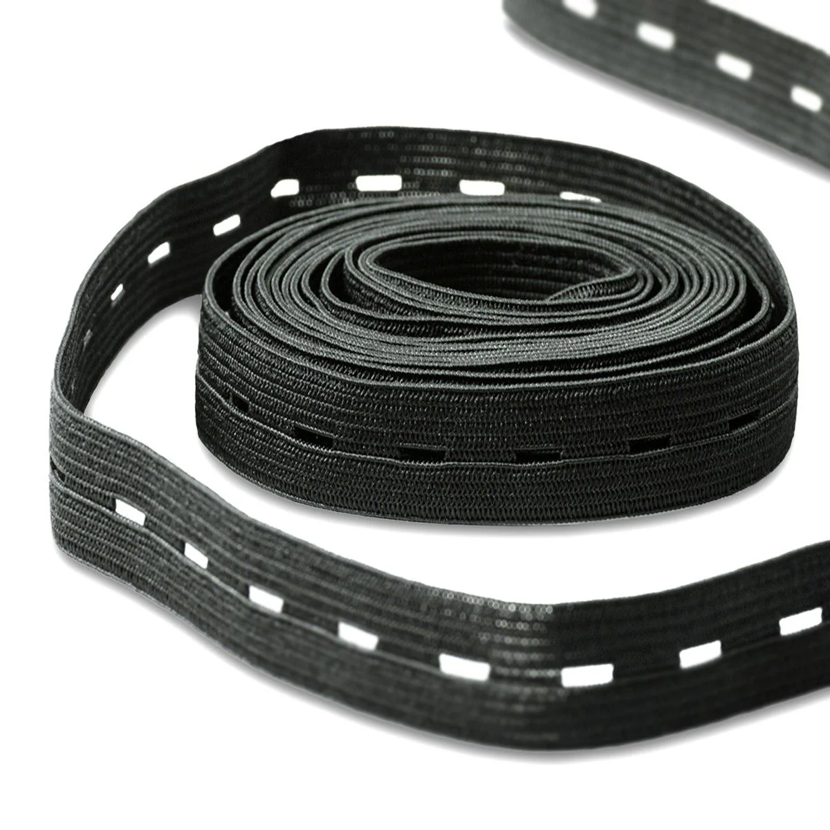 Elastic Band with Buttonholes