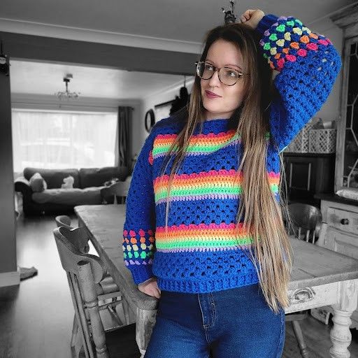 The Jazzy Granny Sweater