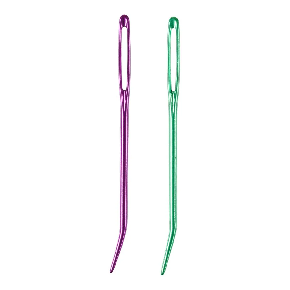 Wool Needles/Darning Needles with a Curved & Blunt Tip