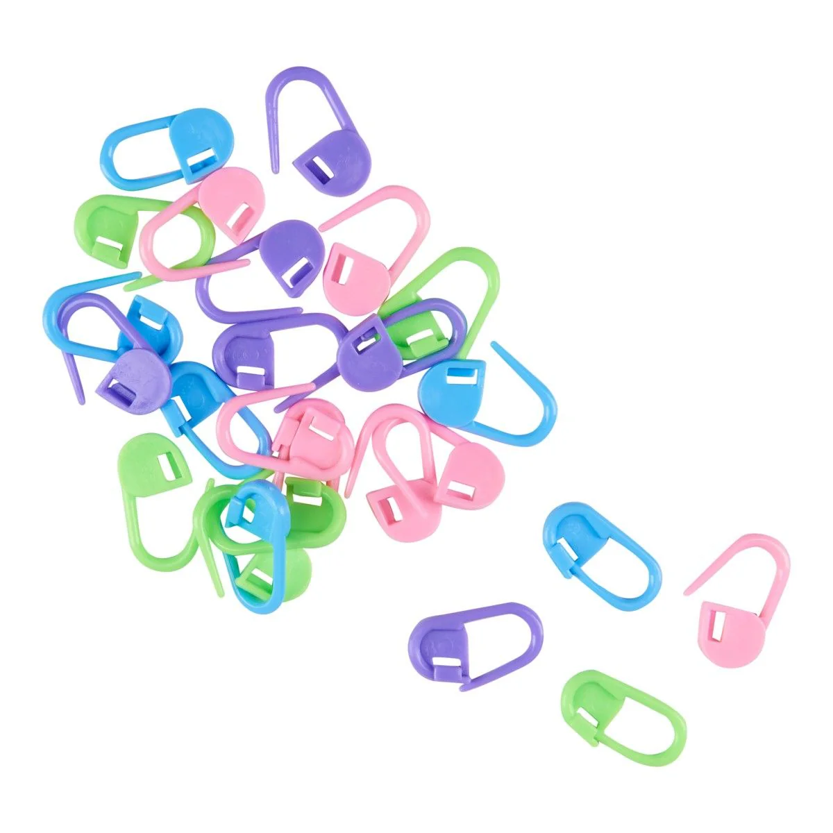 Stitch Markers w. lock - 25 pcs.