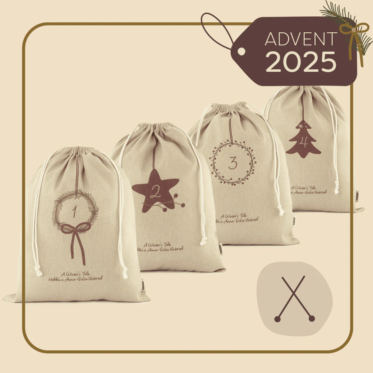 Knit Advent Calendar by Anna Sofia Vintersol