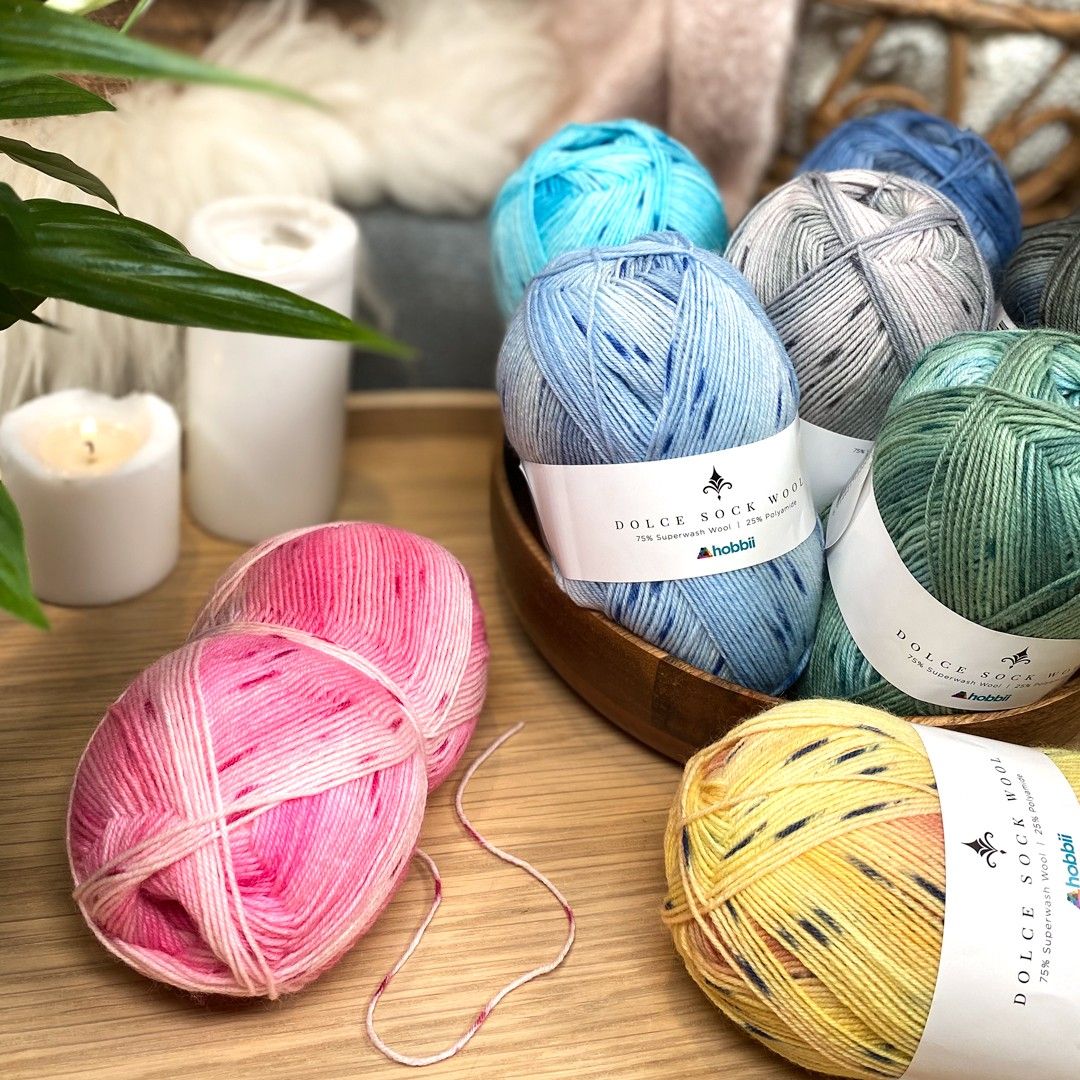 Dolce Sock Wool Dots