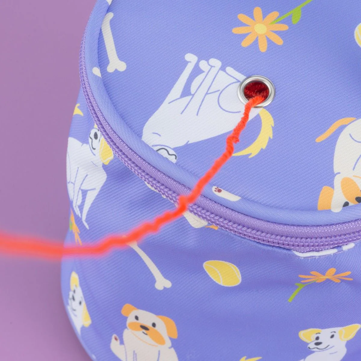 Yarn Holder Bag w. Print