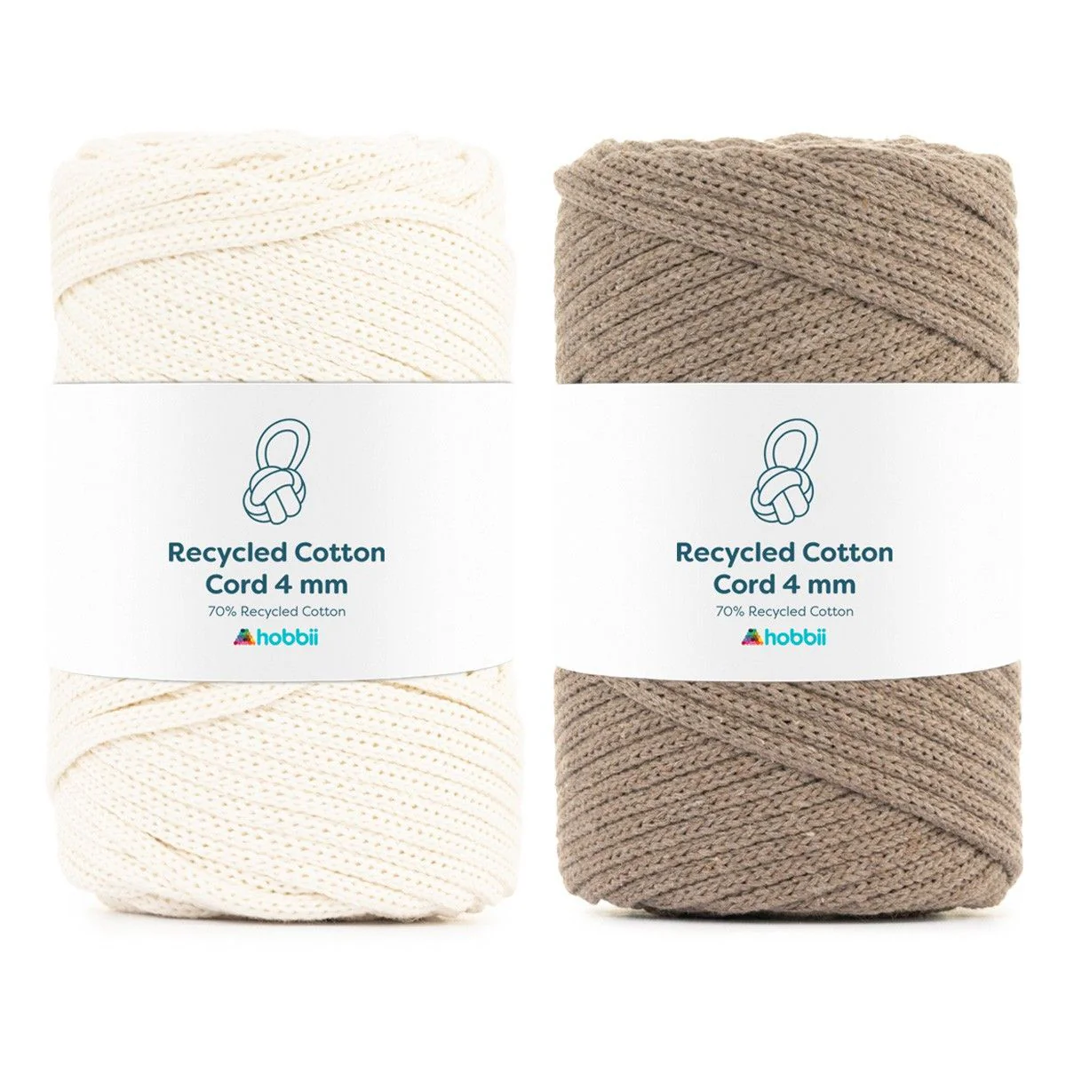 Recycled Cotton Cord (4 mm - 0.15 in)