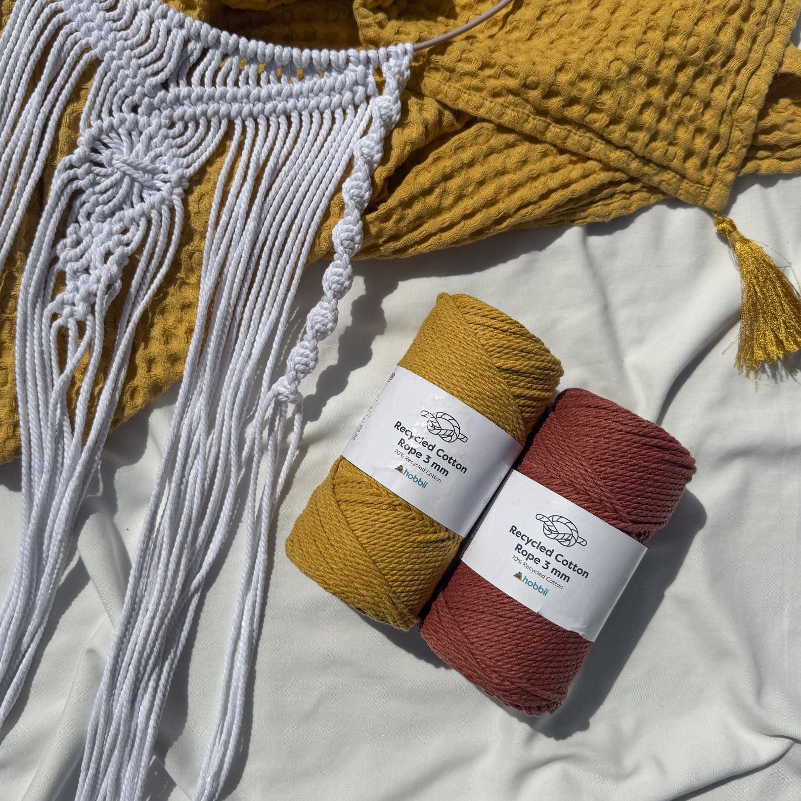 Recycled Cotton Rope (3 mm - 0.11 in)