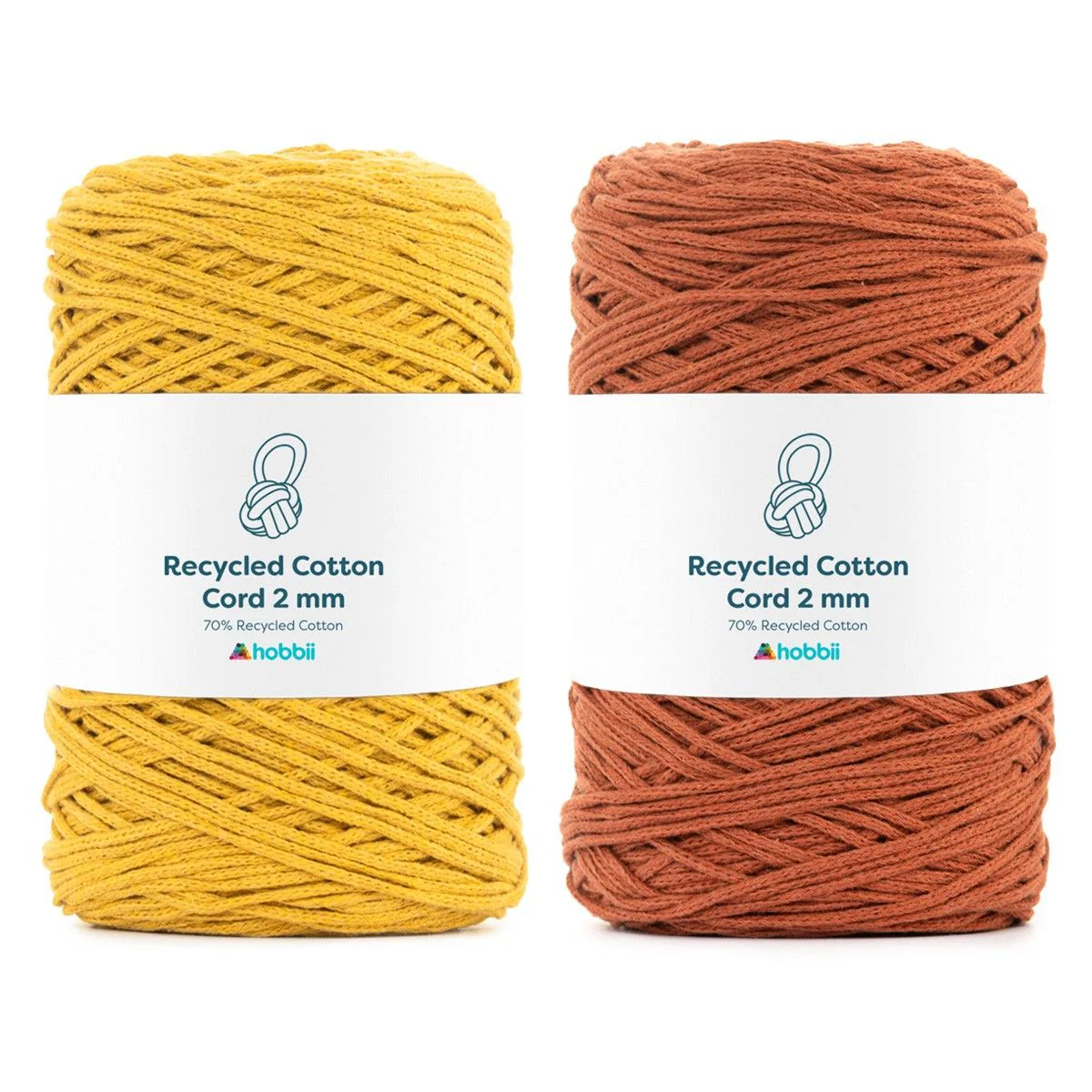 Recycled Cotton Cord (2 mm - 0.7 in)