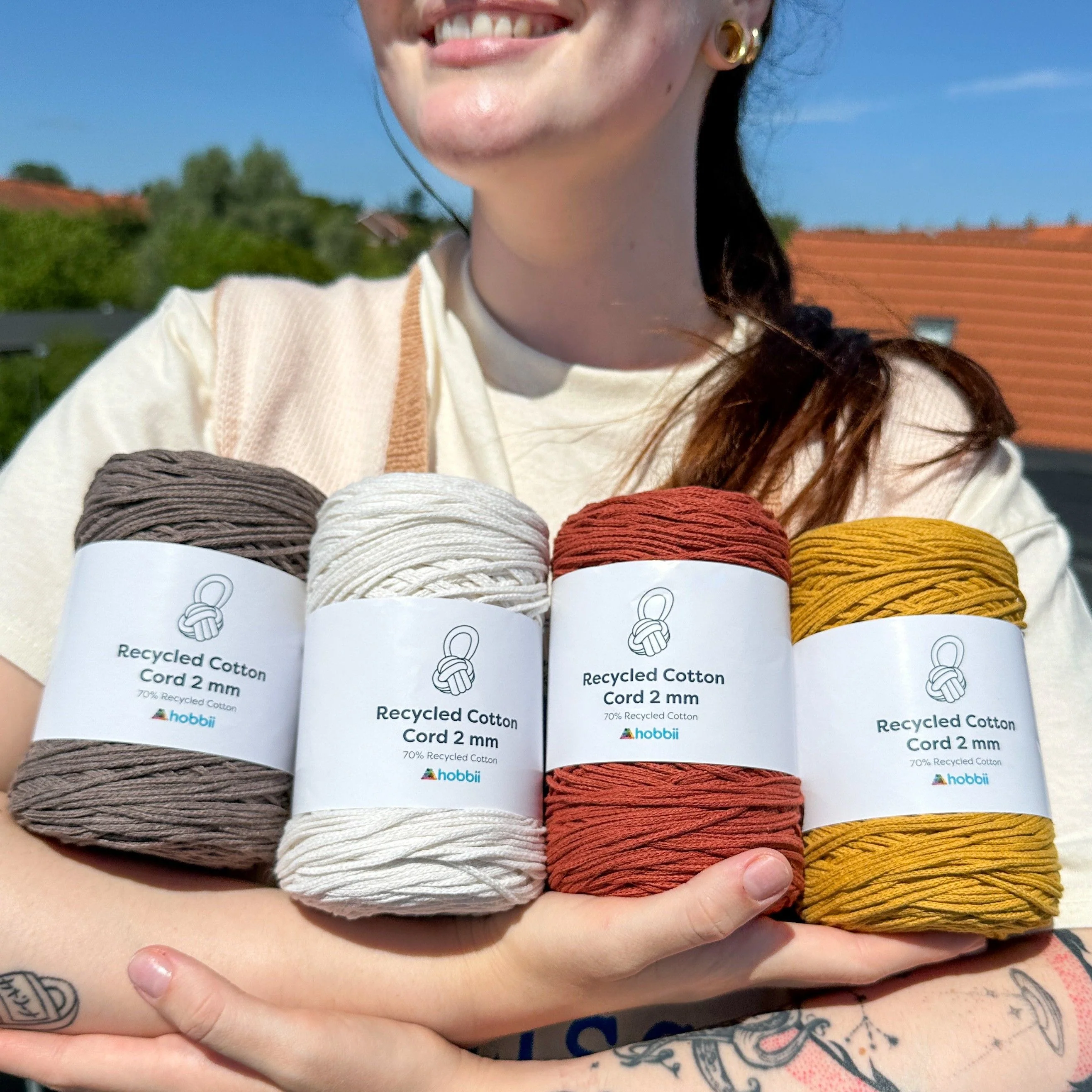 Recycled Cotton Cord (2 mm - 0.7 in)