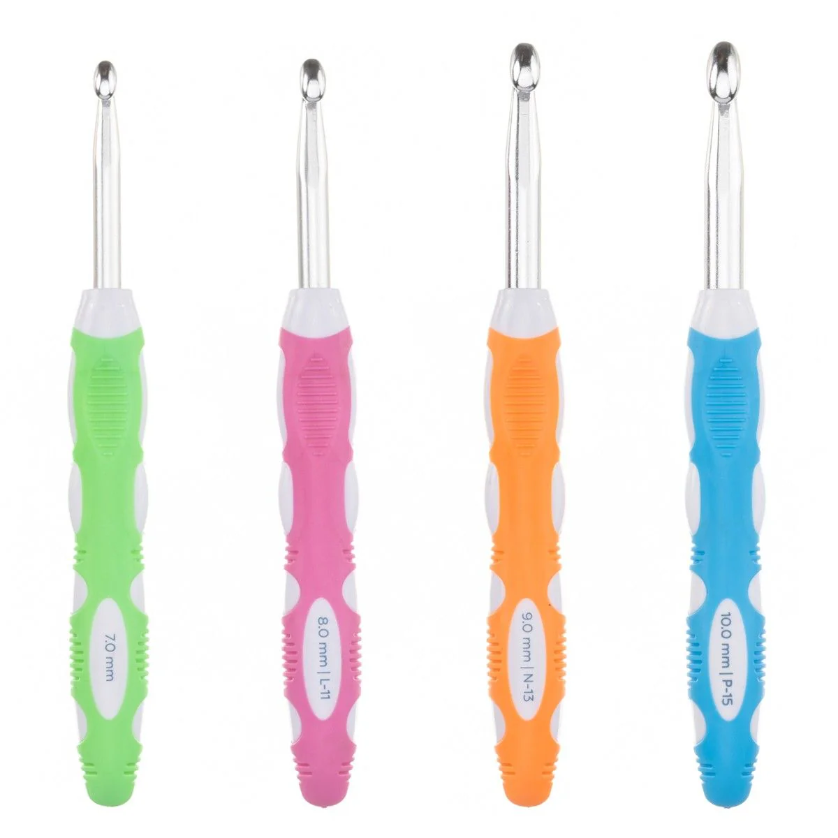 Duo Touch Crochet Hook set - 4 sizes