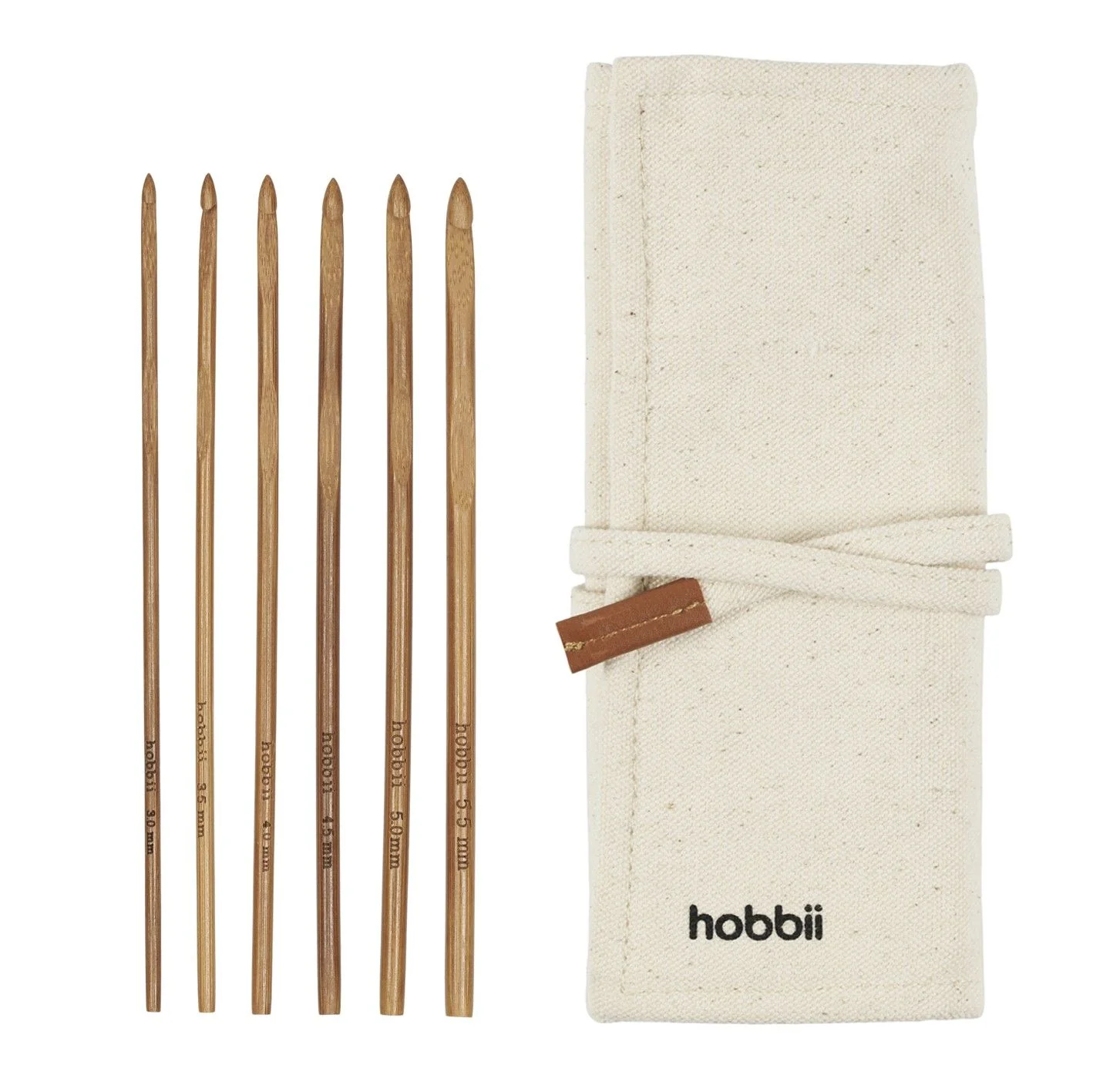Bamboo Crochet Hook Set
