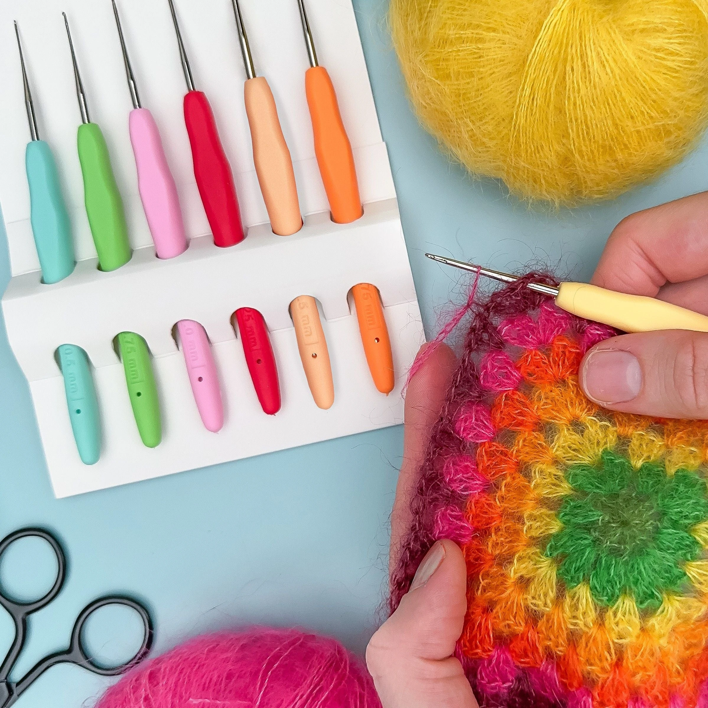 Easy Touch Crochet Hook Set - 6 sizes